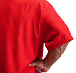 Short Sleeve <b>Men's</b> Casual Solid Color Sports T-<b>shirt</b> Texture Wrinkle Training Basketball Elasticity Quick Drying Eco-Friendly - Product Image 3