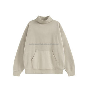 Sweat à capuche col roulé personnalisé en polaire 320G pour homme – Nouvelle collection automne-hiver 2026 - Product Image 5