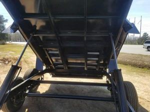 Remolque de descarga de perfil bajo 7x14 con 48 lados altos y rampas disponibles a bajo precio - Product Image 4