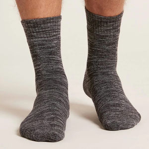 Chaussettes pour hommes avec logo personnalisé, 100% coton, séchage rapide, prix de gros, design personnalisé, chaussettes de sport athlétiques pour l'entraînement - Product Image 4