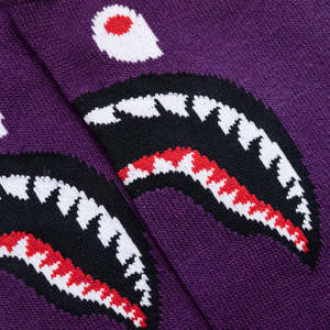 Chaussettes de sport SPLENDID APPAREL, motif animal violet, tricotées, respirantes, en spandex/coton, épaisses, unisexes, pour un usage quotidien, style printemps - Product Image 3