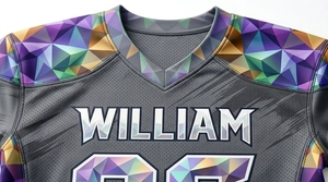 Dernier design personnalisé de maillot de football américain à manches courtes respirant et à séchage rapide pour adultes en taille plus - Couleurs et logo personnalisés de haute qualité - Product Image 6