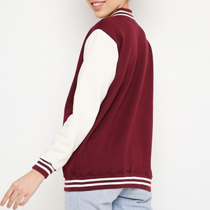 High Quality Wool Varsity <b>Jacket</b> with Genuine <b>Leather</b> Sleeves Women <b>Winter</b> Wear Varsity <b>Jacket</b> - Product Image 2