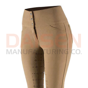 Leggings d'équitation pour femmes avec grip en silicone, taille haute, extensibles, respirants, design ajusté et actif - Product Image 3