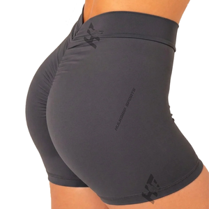 Scrunch <b>Shorts</b> Women's XL Yoga Breathable High Waist <b>Compression</b> Eco-Friendly Quick Dry Sweat-Wicking - Product Image 5