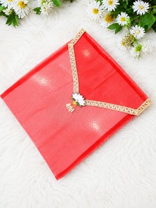Nouvelle housse de rangement pour sari en tissu de haute qualité avec motif lotus suspendu, sac de rangement transparent pour sari, organisateur de sari de mariage, housse d'emballage cadeau - Product Image 2