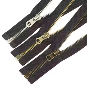 Wholesale Low Price 3# Open-End Auto Lock Brass Metal <b>Zipper</b> for Garment Bag Hoodie with Pocket and <b>Zipper</b> Pocket - Product Image 4