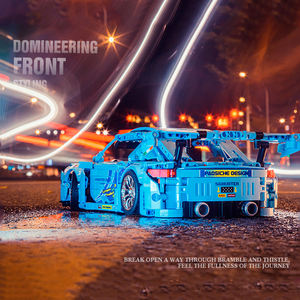 OUZEY บล็อกตัวต่อรถสปอร์ตสเกล 1:14, ชุดประกอบโมเดลรถแข่งที่ซับซ้อนกว่า 14 แบบ, ของขวัญโครงการ DIY ขั้นสูงสำหรับผู้ใหญ่ - Product Image 6