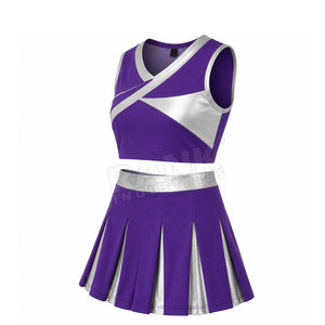 Uniforme de porristas de último diseño disponible en diferentes colores con impresión de logotipo personalizado. - Product Image 3