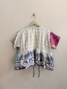 Top Kantha Acolchado a Mano Vintage Surtido, Estilo Hippie Bohemio - Product Image 2