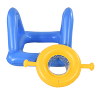 Jeu de lancer gonflable en PVC écologique pour enfants, jouet aquatique d'extérieur avec cible de football, cercle de lancer et support de ballons