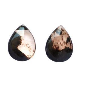 Proveedores al por mayor de piedras preciosas sueltas naturales de cerezo negro en forma de pera cabujón liso para energía curativa joyería piedra - Product Image 3