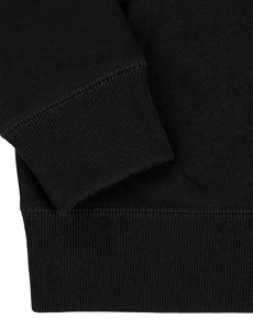 Sweat-shirt à capuche zippé noir pour homme, coupe classique, en molleton polyester/coton, décontracté, séchage rapide, respirant, 300g, pour l'hiver - Product Image 5