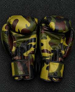 Genuine Cowhide Leather Fairtex Camo <b>Muay</b> <b>Thai</b> <b>Boxing</b> <b>Gloves</b> Genuine Leather Moisture Wicking Breathable Unisex Fa - Product Image 5