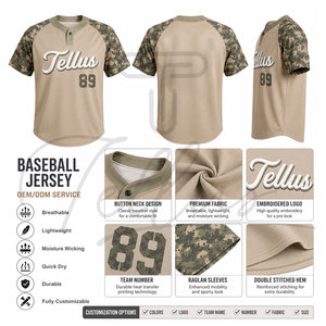 Maillot de baseball pour homme 2026 – Qualité supérieure, sublimation, prix abordable – Maillot de baseball et softball avec service OEM - Product Image 4