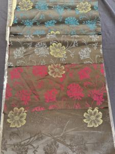 เนื้อผ้าซาตินผ้าแจ็คการ์ดเนื้อนุ่มพิเศษทำจากโพลีเอสเตอร์100% เงางามระบายอากาศได้ดีเนื้อผ้าเป็นโลหะถักแบบพิเศษสำหรับผู้หญิง - Product Image 3