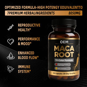 OEM <span class=keywords><strong>Maca</strong></span> <span class=keywords><strong>Root</strong></span> Capsules für Männer zur natürlichen Steigerung der Vitalität ausdauer und des hormonellen Gleichgewichts - Product Image 5
