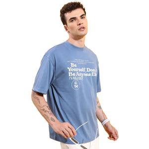 T-shirt unisexe surdimensionné en coton 100% respirant, imprimé sur mesure, à épaules tombantes, en tissu polaire, manches courtes, grandes tailles, écologique - Product Image 3