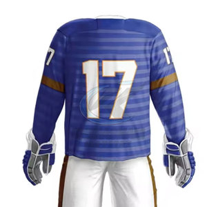 Vente directe d'usine, uniforme de hockey sur glace en polyester respirant de haute qualité, fabriqué au Pakistan, vêtements de sport personnalisables pour hommes - Product Image 5