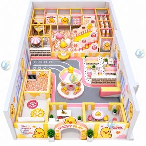 Sunny Park <b>Indoor</b> Playground Soft Play Area with <b>Slide</b> Ball Pool Yellow Theme High Capacity Commercial Use for Kids - Product Image 5