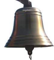 Calvin Artisanat Nautique Antique Navire Cloche En Laiton Poli Réception Mur Montable pour La Maison École Bureau Décoration CHMN25642