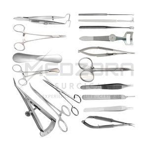 Juego de Tijeras Quirúrgicas Manuales de Acero Inoxidable Profesional - Kit de 5 Piezas de Pinzas Médicas con Empuñaduras Ergonómicas para Hospital - Product Image 2