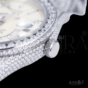 นาฬิกาข้อมือเพชรโมอิสซาไนต์คุณภาพส่งออก ดีไซน์หรูหราสำหรับผู้หญิง พร้อมดีเทลประณีต วางจำหน่ายแล้ว - Product Image 3