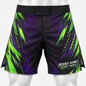 Shorts MMA personnalisés par sublimation pour hommes, shorts d'entraînement de grappling personnalisés, séchage rapide, extensibles, vêtements de sport d'arts martiaux, fabrication OEM - Product Image 1