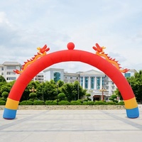 Souffleur d'air haute pression personnalisé pour Sky Dancer, tente publicitaire gonflable avec moteur AC et pales en plastique