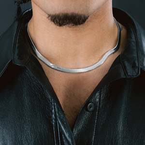 Collar de Cadena Cubana Hiphop Unisex para Hombre y Mujer, Chapado en Oro de Plata de Ley 925, para Uso Diario - Product Image 6