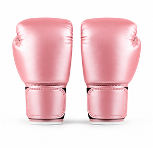 Gants de boxe en cuir rose, fermeture Velcro, unisexe, pour l'entraînement de boxe - Product Image 4