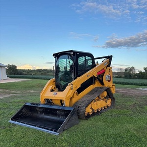 Cat Skid Steer Loader With Forestry <b>Mulcher</b> Attachment High Performance Compact Construction Machine For Heavy Duty Works - Product Image 4