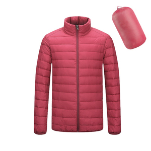 <b>Men's</b> Hooded Puffer Jacket 100% Polyester <b>Winter</b> Lightweight Windproof Casual <b>Coat</b> with Zipper Closure Solid Color Slim Fit - Product Image 2