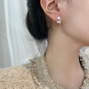 <b>Light</b> Luxury 9-10MM Natural Black Pearl Dangle Earrings Basic Flawless Japanese Style Pure Silver White <b>Butterfly</b> Basic Flawless - Product Image 3