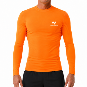 Premium Custom Logo Rash Guard for Men Full Sleeve Breathable <b>Compression</b> <b>Shirt</b> Moisture Wicking Sports Fitness Gym Wear - Product Image 6
