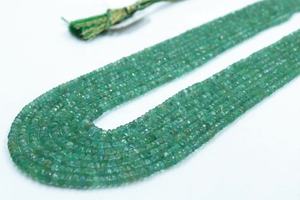 Nuevo Collar Hecho a Mano con Piedras Preciosas Naturales de Esmeralda Zambiana Facetada en Forma de Rondelle de 3-5 mm - Product Image 4