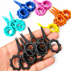 Ciseaux à broder en acier inoxydable à pointe fine pour fleurs, coupe-fils, fabricant OEM sous marque privée - Product Image 4