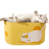 Grande planche à gratter pour chat Offre Spéciale Design de trou de chat incurvé à double couche