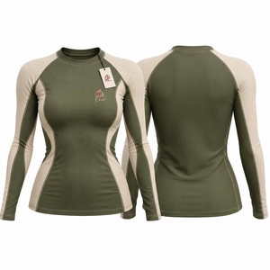 Camiseta Deportiva de Manga Larga para Mujer, Sublimada, para Gimnasio, MMA, de Alta Calidad, Transpirable, Suministro Directo de Fábrica, Hecha a Medida - Product Image 6