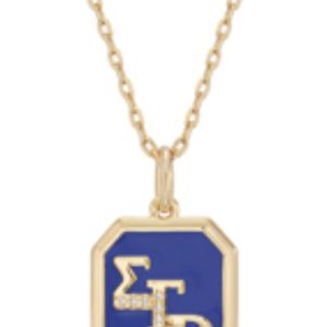 SGRHO สร้อยคอผู้หญิง สร้อยคอแฟชั่นสไตล์กรีก สร้อยคอจี้รูปแบบ Sigma Gamma Rho สำหรับสุภาพสตรี ของขวัญสำหรับผู้หญิง - Product Image 2