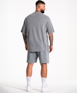 Shorts de sport délavés à l'acide pour hommes, vêtements de sport respirants, à séchage rapide et flexibles - Product Image 4