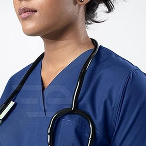 Ensemble d'uniformes médicaux pour professionnels de la santé, logo personnalisé, tricoté, durable, respirant, léger, tenues d'hôpital - Product Image 3