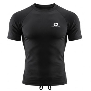 Camiseta de Compresión Casual de Alto Rendimiento para Hombre - Corte Ajustado, Manga Corta, Tejido Elástico, Transpirable, Secado Rápido, Ecológica - Product Image 1