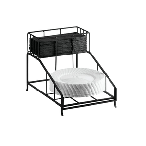 Admirable Design Iron Black Color <b>Plates</b> Stand Finest Quality Home And Hotel Kitchenware <b>Plates</b> Stand At Low Rate - Product Image 1