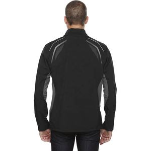 Veste d'hiver softshell décontractée pour hommes avec col montant et fermeture à glissière brillante comprenant des étiquettes à logo Meilleur prix d'usine - Product Image 6