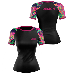 Camiseta Deportiva Personalizable para Mujer, Manga Larga, Compresión, MMA, Grappling, Jiu Jitsu, Surf, Transpirable, Secado Rápido - Product Image 3