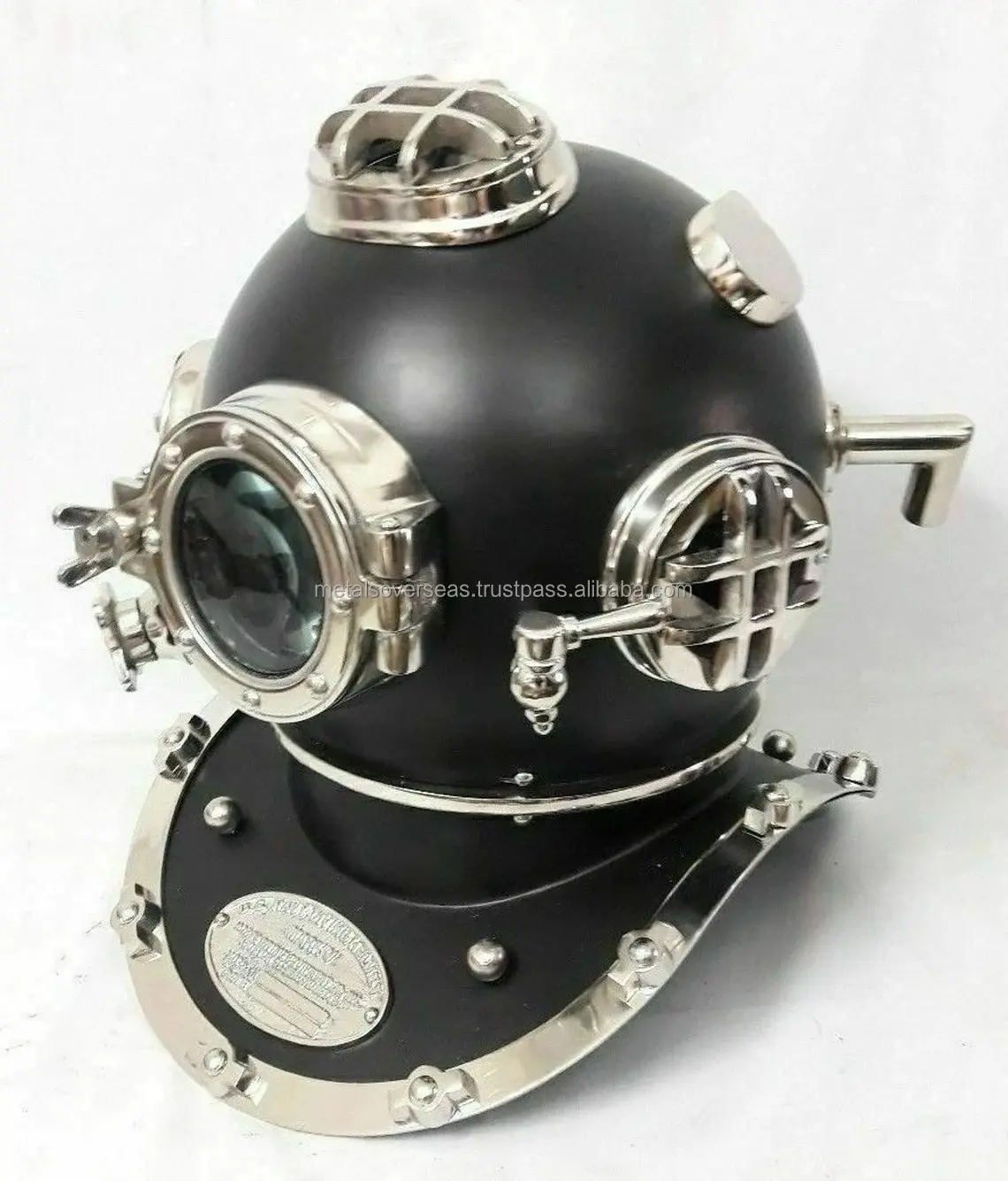 Divers Diving helmet Scuba Style US Navy Mark V Full size 18" Made By Metal Overseas