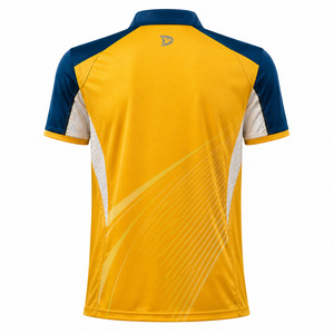 Wholesale Men Cricket Jersey Custom Logo <b>Polyester</b> Moisture Wicking Breathable Sportswear Team <b>Shirt</b> - Product Image 3