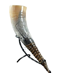 Cuerno para beber vikingo pulido de diseño personalizado estilo Animal náutico de Z Crafts-Vendo de exportación para compra a granel - Product Image 3