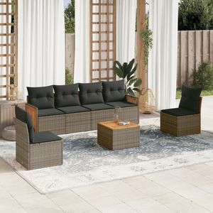 Conjunto de Sofás de Jardín Grises de Aluminio, Muebles de Exterior Minimalistas Resistentes a la Intemperie - Product Image 3